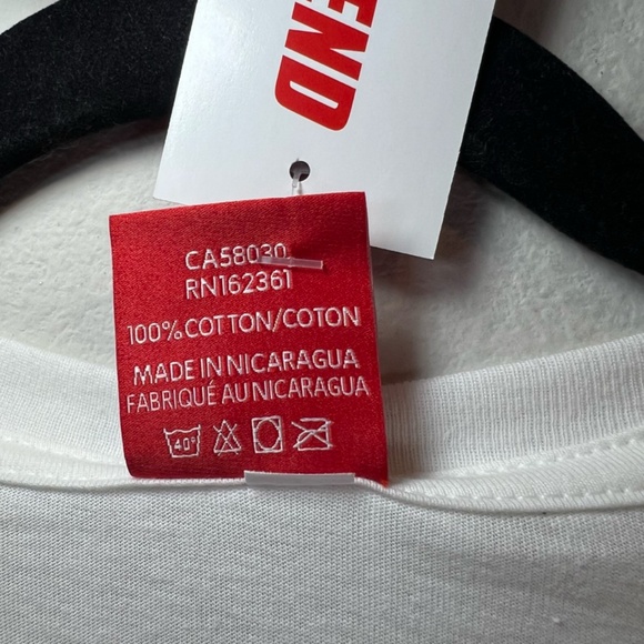 Full Send Nelk Boys Addicted to the Sent Crew Neck T-Shirt White Graphic  NEW XL - Picture 9 of 9